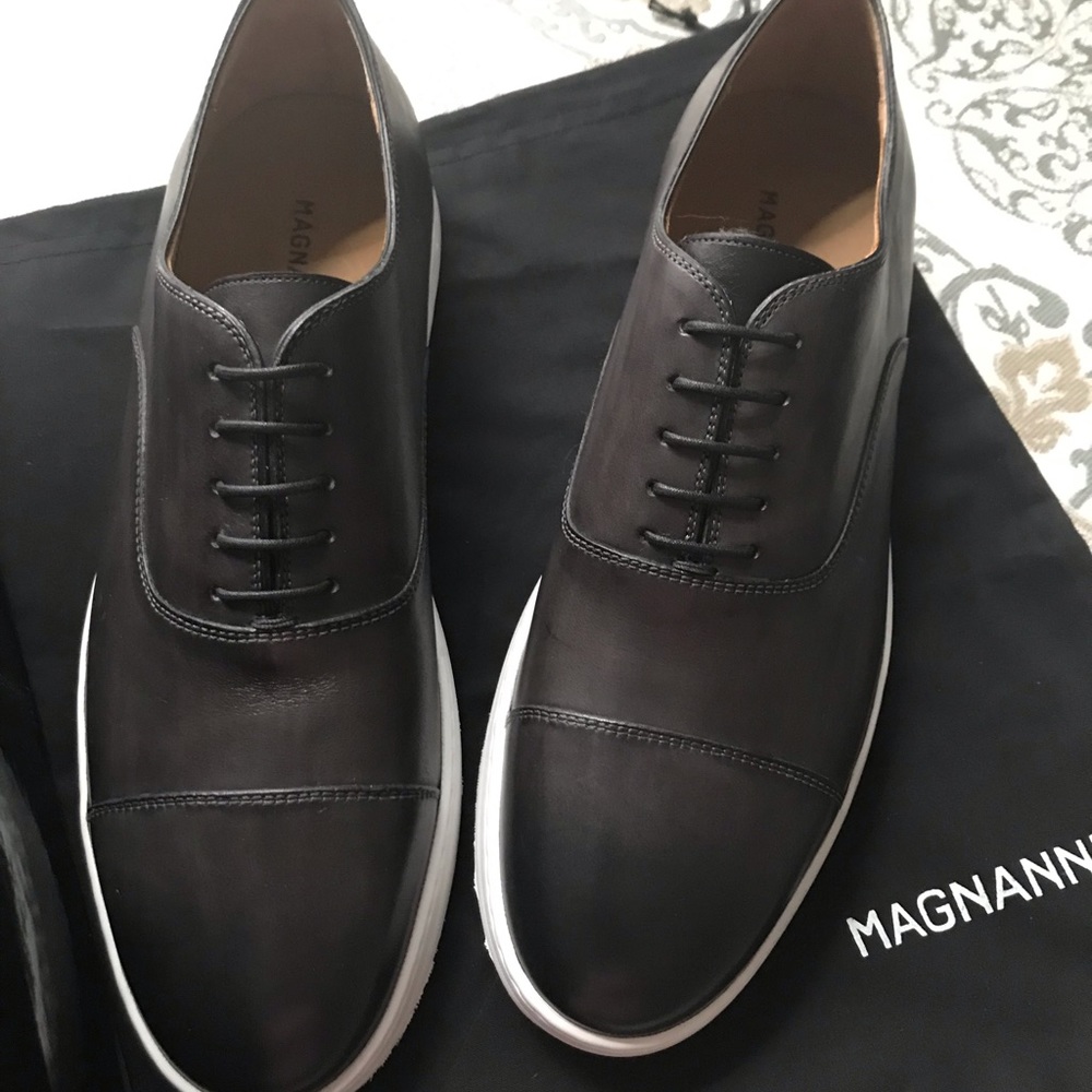 Magnanni shoes size 9.5M color Gray and white - Picture 2 of 10